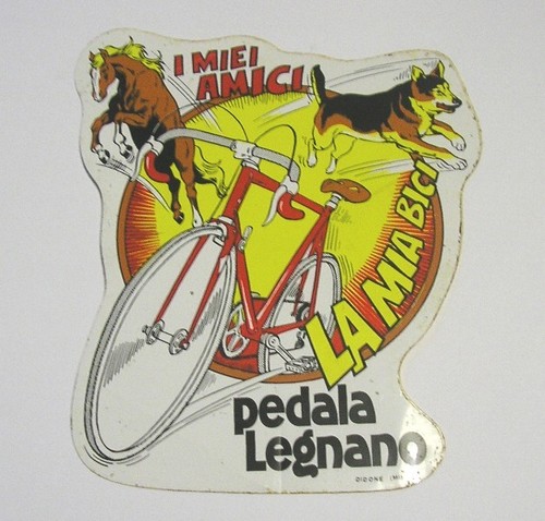 Vecchio adesivo bicicletta - vecchio,