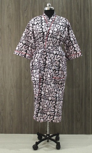 Abito lungo kimono 100 cotone - abito,