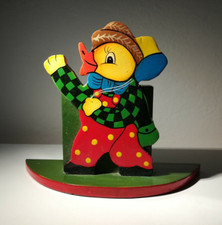 portamatite in legno scrivania scuola portapenne bimbi camera da letto papera 