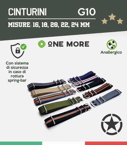 Cinturino nylon g10 - cinturino,