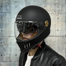 Casco moto integrale vintage