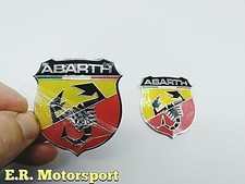 Stemma Abarth in alluminio