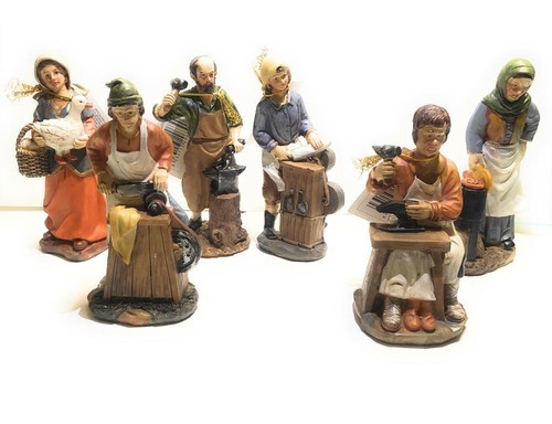 Statue presepe molto - molto, rifinite