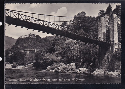 Cartolina varallo sesia - varallo, sacro