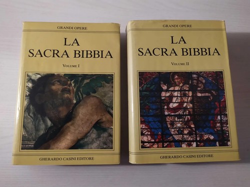 Sacra bibbia - sacra, volumi)
