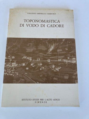 Toponomastica vodo di - toponomastica,