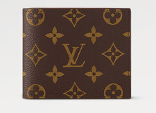 Louis Vuitton Marco Portafoglio Monogram Canvas Marrone