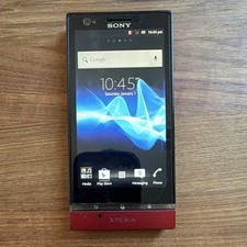 Sony xperia red smartphone - sony,