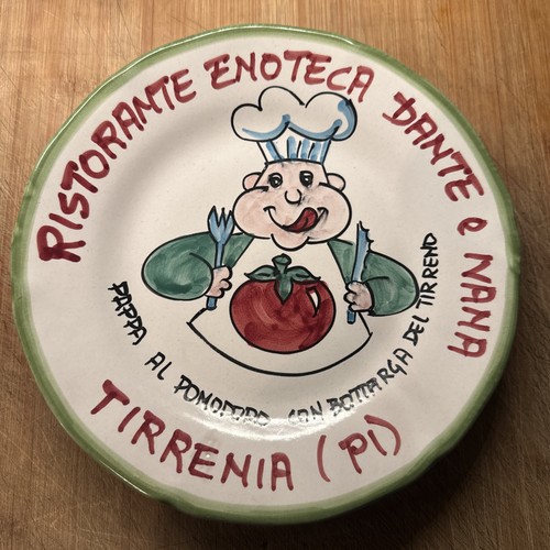 Piatto buon ricordo enoteca - piatto,
