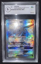 Carta Pokemon Rayquaza GX Ultra Shiny 177a/168 Destino Sfuggente Ita Graad 9.5