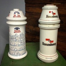 Ceramica Spillatore Birra Nastro Azzurro e Kronenbourg