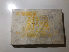 MANUALE USO E MANUTENZIONE YAMAHA XT550 XT400 1982-1983 ORIGINALE