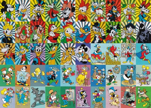 Cards mickey donald a - &,