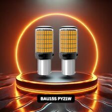 Coppia Lampadine Frecce 33 Led Bau15s Py21w Per Ford Fiesta Focus Ambra Canbus