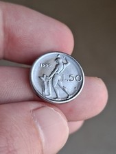 Moneta Da 50 lire 1995 Rara Piccole Repubblica Italiana 