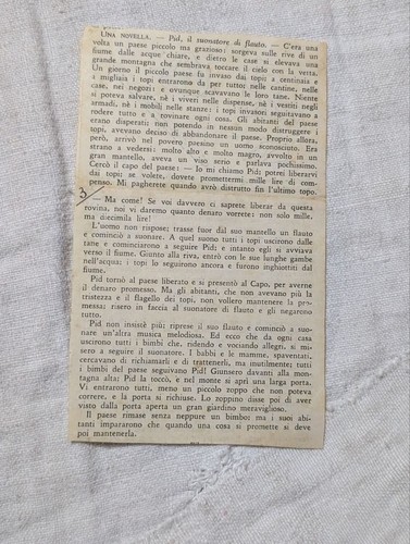 Ritaglio giornale vintage - giornale,