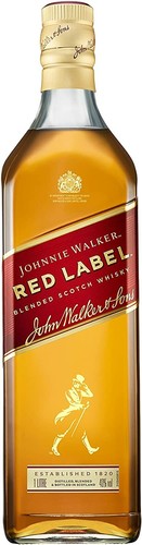 Johnnie walker red - -, label