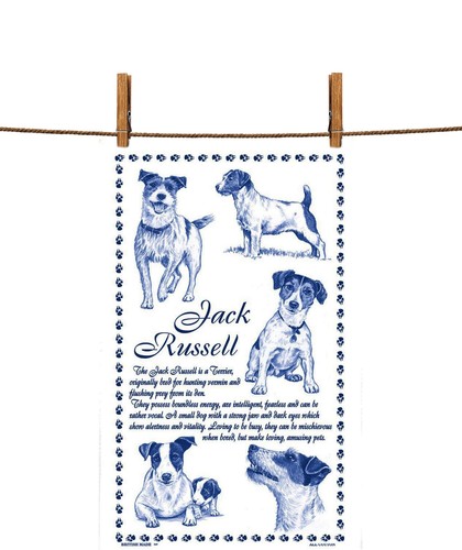 Jack russell asciugamano - bn, da