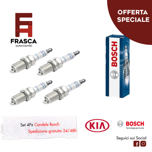 Candele bosch kia - carens, i