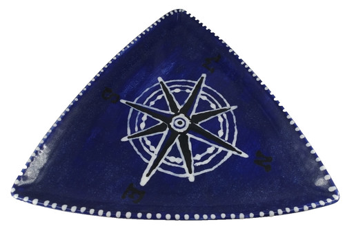 Piatto triangolo ceramica - 12",