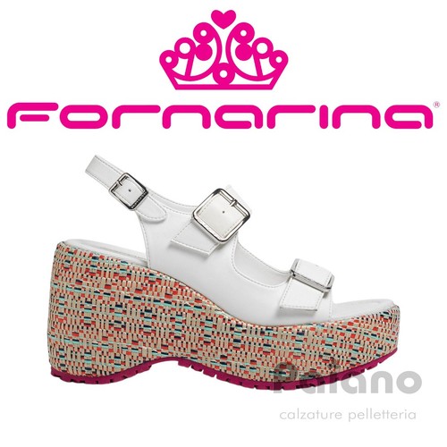 Fornarina mila pelle bianco - mila,