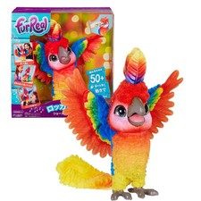 Hasbro Furreal Rockatoo Showbird Peluche Parlante, Robot Elettrico, E0388, Auth_