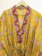 Pure Seta Kaftano Giallo &