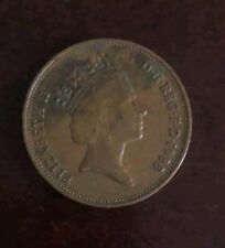 Moneta rara inglese Regina Elisabetta 2 Two Pence 1988 Collezione