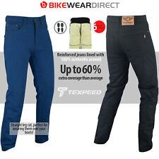 Jeans Da Moto Foderati In