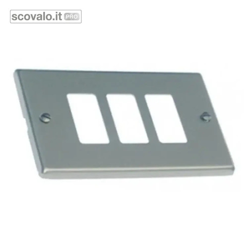 Placca alluminio fori - placca, 3