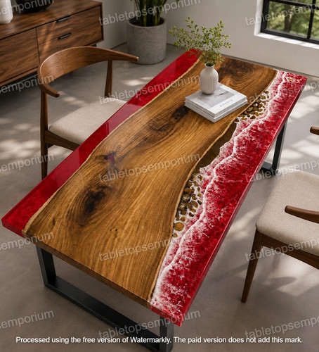 Tavolo pranzo resina - tavolo,