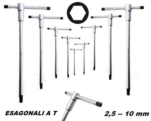 Set chiavi esagonali t 9 - set,