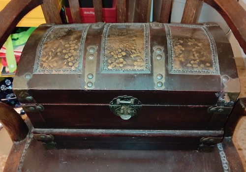 Baule bauletto forziere legno - bauletto,