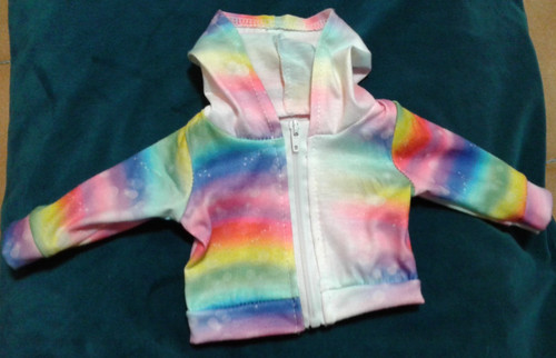 Cappottino arcobaleno con