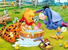 Trapano tondo winnie the pooh - winnie,