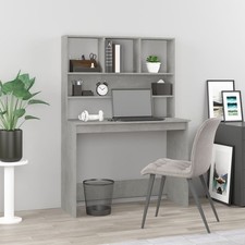 Scrivania mensole grigio - scrivania,