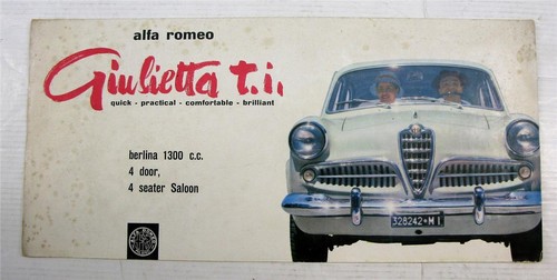 Alfa romeo giulietta - romeo, t.i