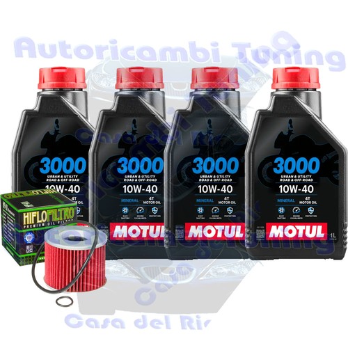 Kit tagliando olio motul 3000 - olio,