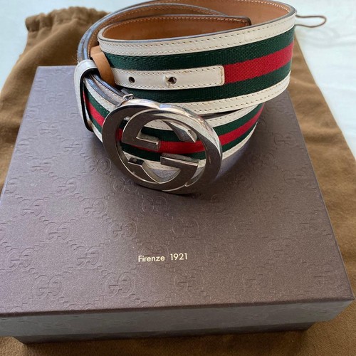 Cintura gucci usata con fibbia - con,