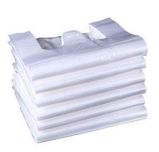 XXL Lot 500 Sacs SACHET BLANC Transparent 30+16 x 55 cm Sac EMBALLAGE  Plastique