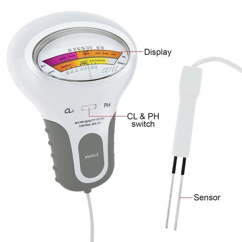 Tester cloro cl2 piscina - ph,