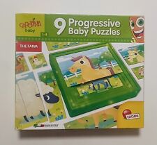 Lisciani Giochi - Carotina Baby 9 Puzzle Progressive Fattoria, 95483 - 