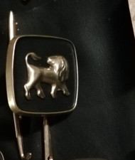 ATTACCAPANNI ANNI 60 IN OTTONE