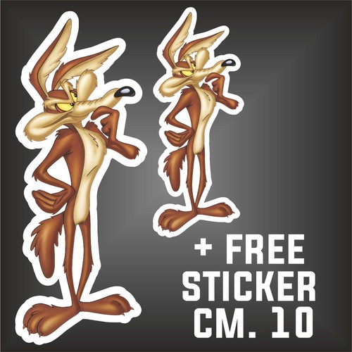 Adesivo willy coyote - willy, decal