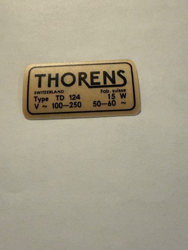 Thorens 124 giradischi