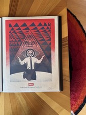 OBEY GIGANTE - SHEPARD FAIREY - TRANCE CONFORMITY - STAMPA ARTISTICA ROSSA