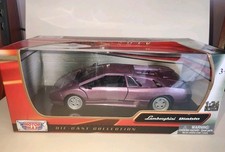 Lamborghini Diablo Vintage Motor Max  1/24 Nuova Old Model No Bburago Burago 