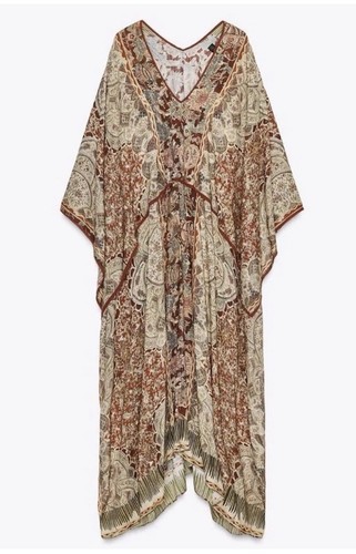 Abito caftano paisley - abito,