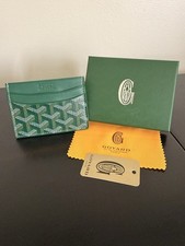 Green Goyard Cardholder  (Mens