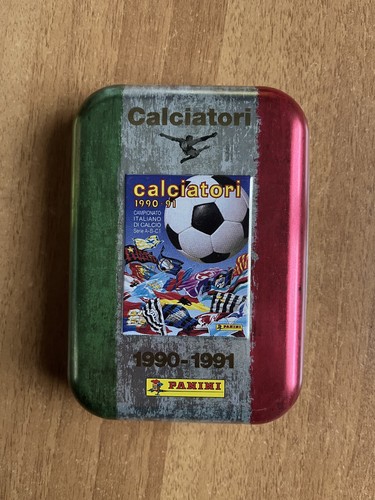 Tin box panini calciatori - tin,